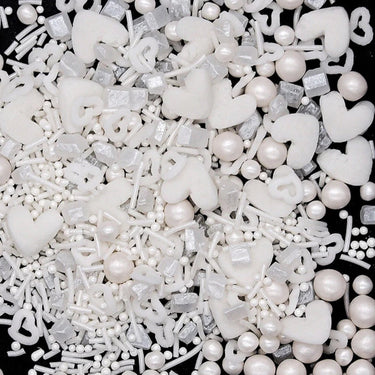 All Natural White Wedding Sprinkles Mix đź’ź - Cool Mom Sprinkles